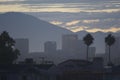 Irvine Predawn from Newport Beach Royalty Free Stock Photo