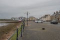 Irvine`s Harbour Street in Ayrshire Scotland looking in towards the Town Centre