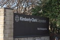 Entrance to world headquarters of Kimberly-Clark in Irving, Tex