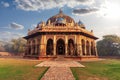 Isa Khan Mausoleum in the Humayun's Tomb complex in Delhi, India Royalty Free Stock Photo