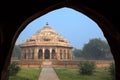 Isa Khan Niyazi tomb seen through arch, Humayun's Tomb complex,