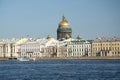 The Isaac Cathedral and Neva river