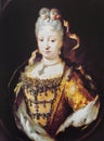 Isabella Farnese, Queen of Spain. Painted by Miguel Melendez Jacinto in 1722