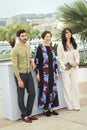 Isabella Rossellini, Nadine Labaki, Tahar Rahim Royalty Free Stock Photo