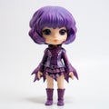 Isabella: A Unique Vinyl Toy With Purple Hair And Stylish Design