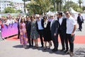 Isabelle Huppert, Gael Garcia Bernal, Diego Luna, Matteo Garrone Royalty Free Stock Photo