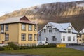 Isafjordur beautiful town in west fjords, Iceland