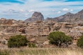 Isalo National Park in the Ihorombe Region, Madagascar Royalty Free Stock Photo