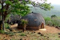 Isangoma house in Shakaland Zulu Village in Kwazulu Natal province, South Africa Royalty Free Stock Photo