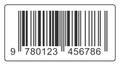ISBN 13 barcode. Royalty Free Stock Photo