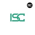 ISC Logo Letter Monogram Design Royalty Free Stock Photo