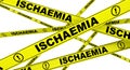 Ischaemia. Yellow warning tapes