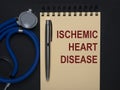 Ischemic heart disease inscription. Coronary disease