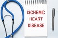 Ischemic heart disease inscription. Coronary disease
