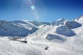 Ischgl Austia Ski Slope Royalty Free Stock Photo