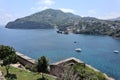 Ischia - Baia di Cartaromana dalla Loggetta Panoramica del Castello Aragonese Royalty Free Stock Photo