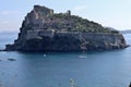 Ischia Ã¢â¬â Castello Aragonese dal belvedere di Cartaromana Royalty Free Stock Photo