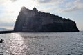 Ischia - Castello Aragonese dal Piazzale delle Alghe all`alba