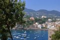 Ischia island - view from castle Aragonese, Italy Royalty Free Stock Photo