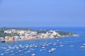 Ischia island - view from castle Aragonese, Italy Royalty Free Stock Photo