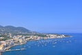 Ischia island - view from castle Aragonese, Italy Royalty Free Stock Photo