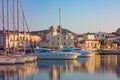 Sunset view of Forio, Ischia island, Italy