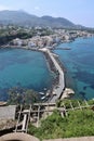 Ischia - Panorama dal Belvedere del Convento del Castello Aragonese Royalty Free Stock Photo