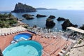 Ischia - Panorama dal belvedere di Cartaromana Royalty Free Stock Photo