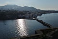 Ischia - Panorama dal Terrazzino del Tempio al Castello Aragonese Royalty Free Stock Photo