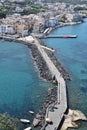 Ischia - Ponte Aragonese dal Belvedere del Convento Royalty Free Stock Photo