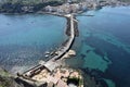 Ischia - Ponte Aragonese dal Belvedere del Monastero Royalty Free Stock Photo