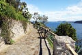 Ischia sea path Royalty Free Stock Photo