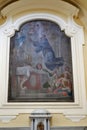 Ischia - Tela settecentesca opera di Alfonso Di Spigna nella Chiesa di Sant`Antonio
