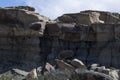 The Ischigualasto Provincial Park or Valle de la Luna, is located in Argentina, Royalty Free Stock Photo