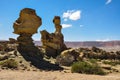 Ischigualasto rock formations in Valle de la Luna, Argentina