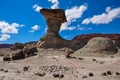 Ischigualasto rock formations in Valle de la Luna, Argentina