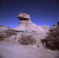 Ischigualasto rock formations in Valle de la Luna, moon valley san juan providence Argentina