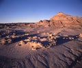 Ischigualasto rock formations in Valle de la Luna, moon valley san juan providence Argentina Royalty Free Stock Photo