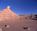 Ischigualasto rock formations in Valle de la Luna, moon valley san juan providence Argentina Royalty Free Stock Photo