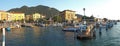 Iseo, Brescia, Italy. Promenade and views of the Iseo village. It`s a famous Italian resort