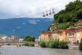 Isere river, Grenoble, France Royalty Free Stock Photo