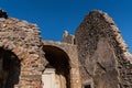 Isernia, Molise, ruins of the Celestial Convent of S. Spirito.  View. Royalty Free Stock Photo