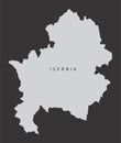 Isernia province map