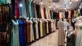 Shop selling women dresses in Grand Bazaar of Isfahan, Iran