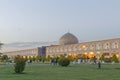 Long exposure shot of the Isfahan Imam Square with a view to the Lotfollah Mosque