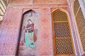Reza Abbasi frescoes in Ali Qapu Palace, Isfahan, Iran