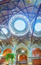 The complex dome of Timche-ye Malek, Grand Bazaar, Isfahan, Iran