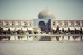 ISFAHAN, IRAN - OCTOBER 06, 2016: Sheikh Lotfollah Mosque at Naqhsh-e Jahan Square in Isfahan, Iran