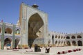 ISFAHAN, IRAN - SEPTEMBER 22, 2018: Jameh Mosque of Isfahan, Iran. UNESCO World Heritage site