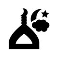 Isha icon. Trendy Isha logo concept on white background from Rel